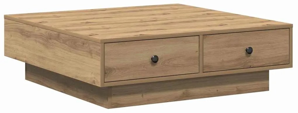 vidaXL Τραπεζάκι σαλονιού artisan δρυς 90 x 90 x 28 cm