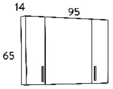 Σετ Επίπλου Mπάνιου SIENA 100 Λευκό 100x46x160 εκ.