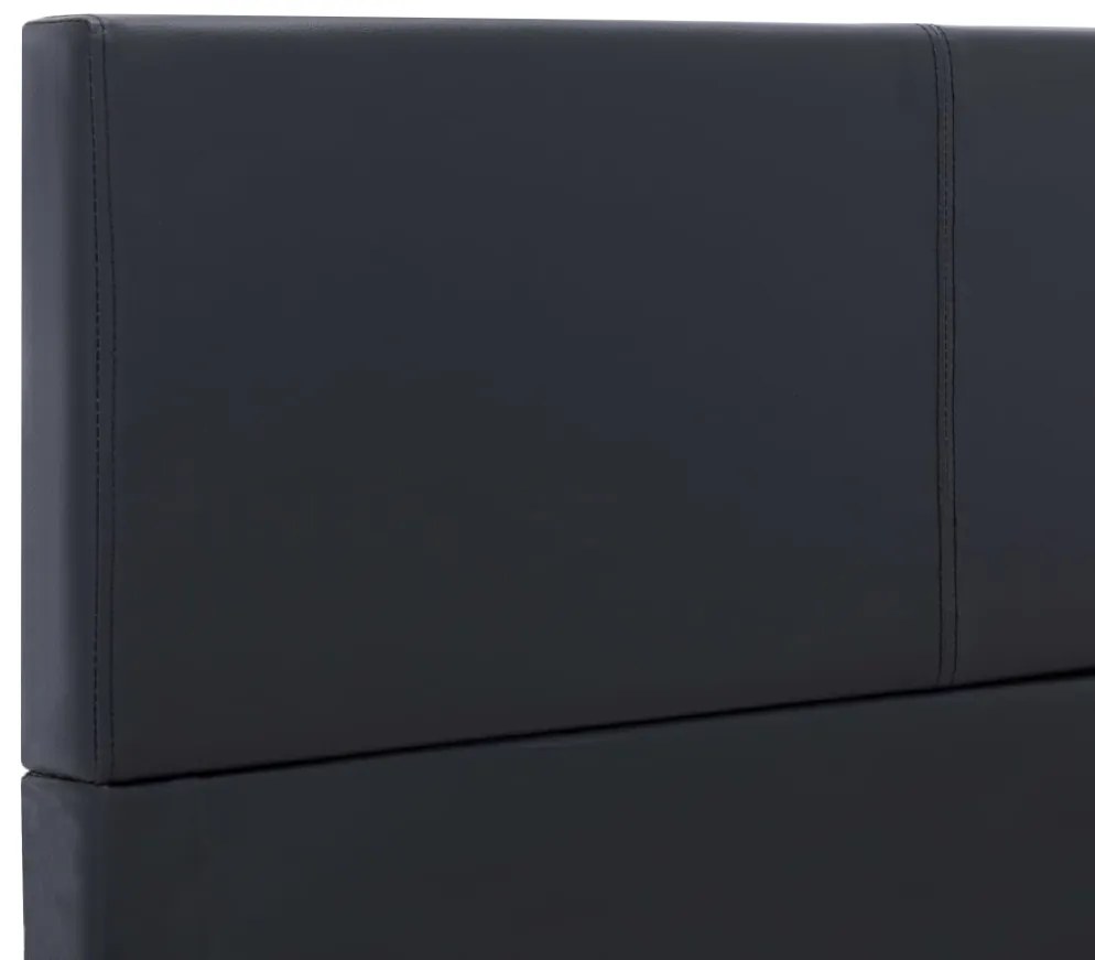 vidaXL Πλαίσιο Κρεβατιού Μαύρο 160 x 200 εκ. από Συνθετικό Δέρμα