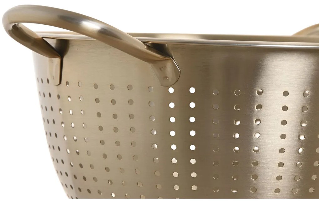 Drainer Home ESPRIT Χρυσό Ανοξείδωτο ατσάλι Αλουμίνιο 24 x 24 x 19 cm
