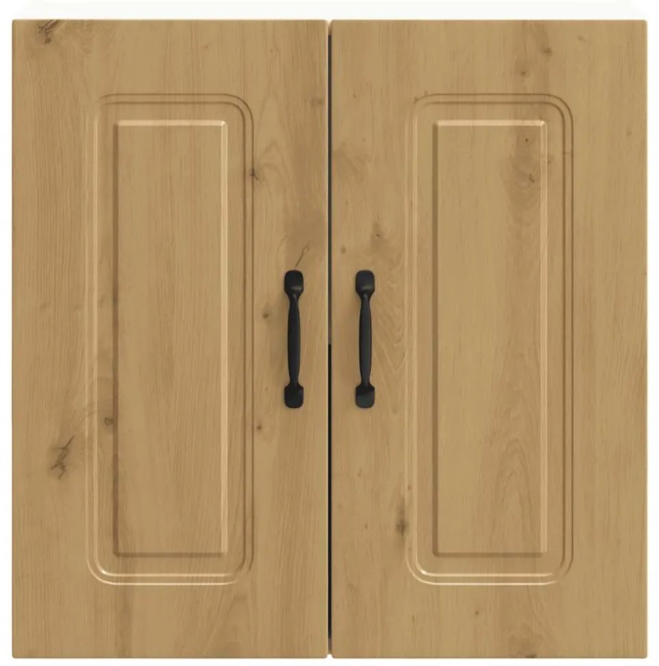 ντουλάπι τοίχου κουζίνας "Kalmar" Artisan Oak Engineered Wood - Καφέ