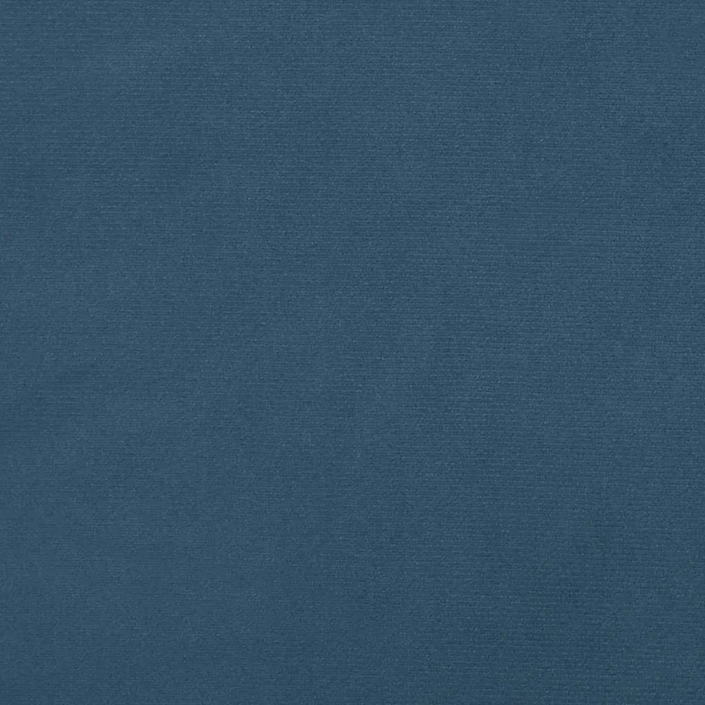 vidaXL Στρώμα με Pocket Springs Σκούρο Μπλε 90x220x20 εκ. Βελούδινο