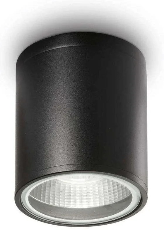 Φωτιστικό Οροφής-Σποτ Gun 122687 11x11,5cm 1xGU10 28W IP44 Black Ideal Lux