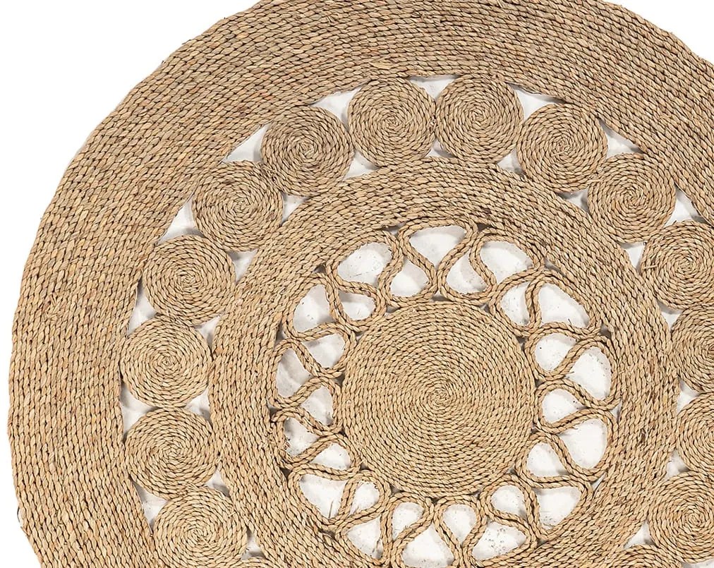 Round Indoor Rug S Line Ø120cm στρογγυλό χειροποίητο πλεκτό S1868-00N3