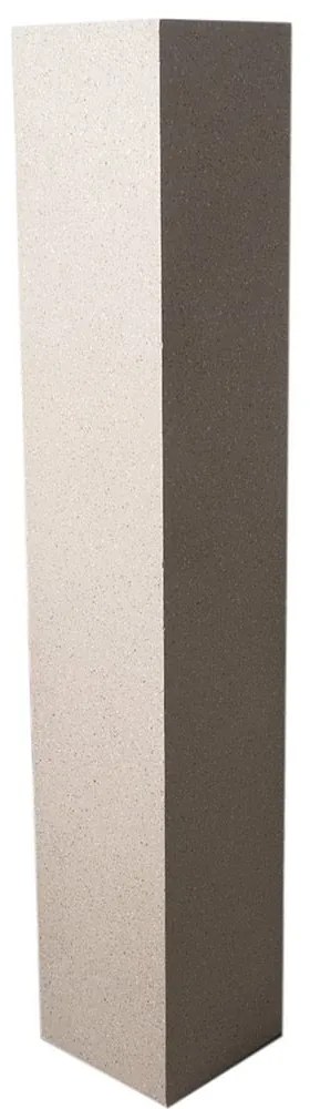 Ανθοστήλη Πήλινη Terazzo B-3150-8 Elephant L 30x30x150cm Ecru Supergreens Πηλός