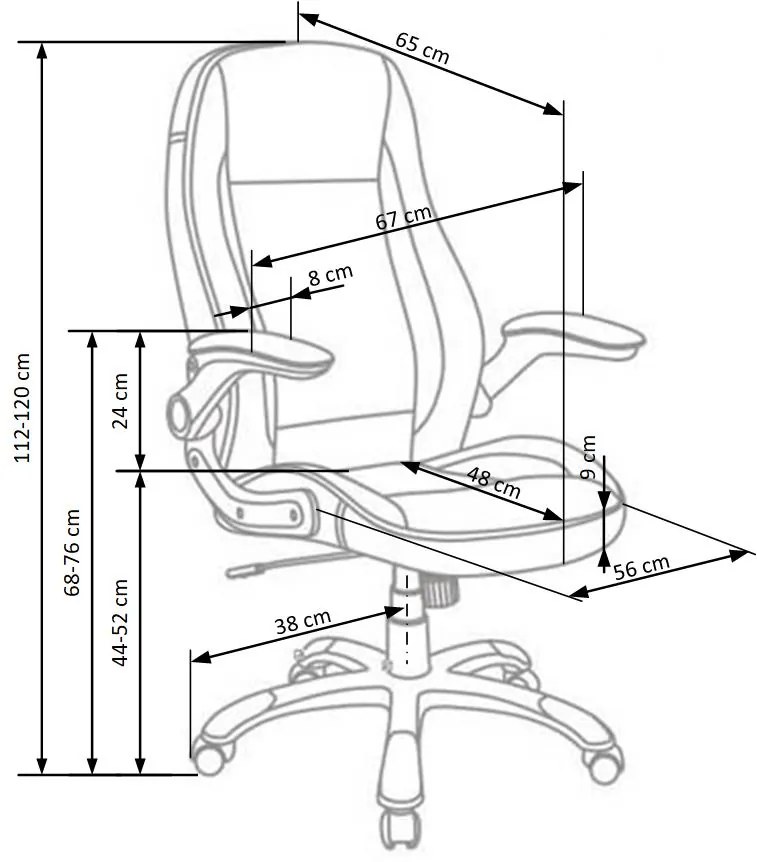 SATURN chair color: grey DIOMMI V-CH-SATURN-FOT-POPIEL