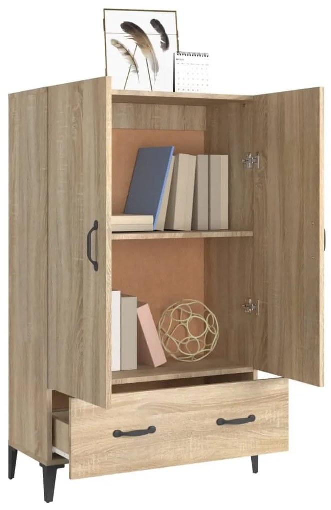 vidaXL Ντουλάπα Sonoma Δρυς 70 x 31 x 115 εκ. από Επεξεργασμένο Ξύλο