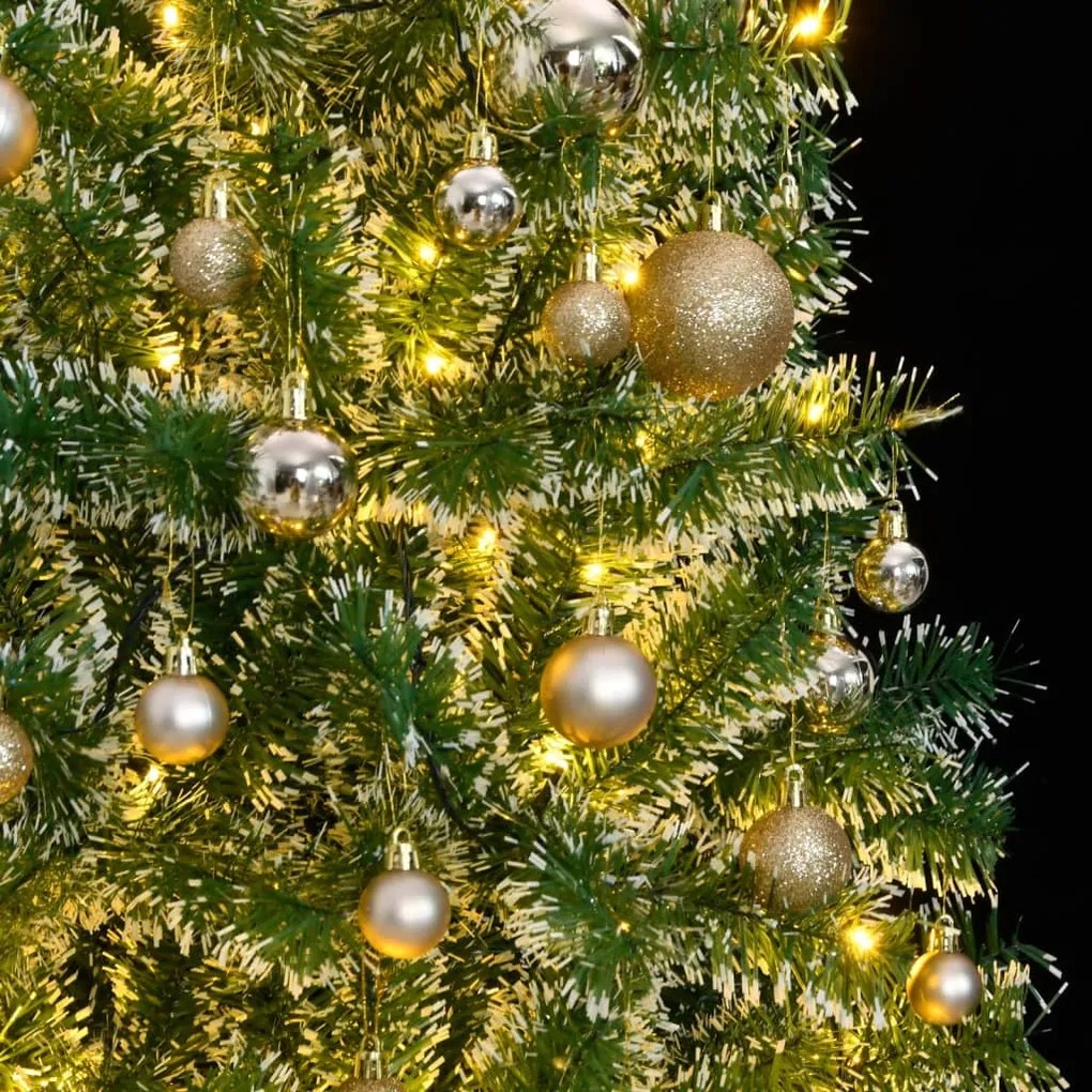 vidaXL Χριστουγεν. Δέντρο Τεχνητό με 300 LED/ Μπάλες/Χιόνι 180 εκ.