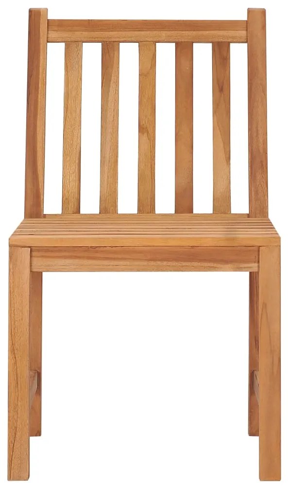 vidaXL Σετ Τραπεζαρίας Κήπου 3 τεμαχίων από Μασίφ Ξύλο Teak 80x80 εκ.