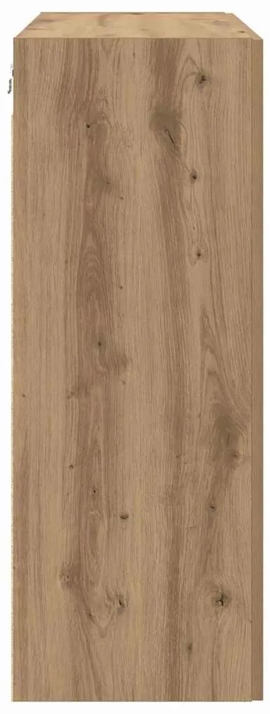 vidaXL Κρεμαστό ντουλάπι Επιτοίχιο artisan δρυς 69.5 x 34 x 90 εκ.
