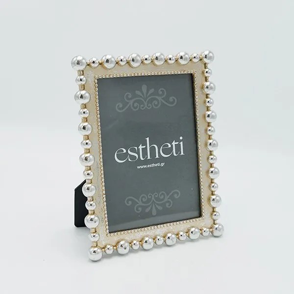 Κορνίζα Polyresin Ασημί-Χρυσή 13x18εκ. ESTHETI 815-00051