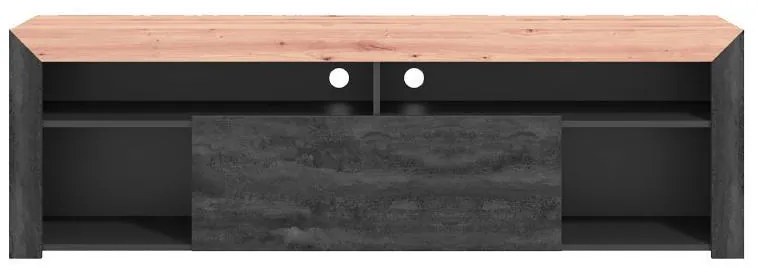 Έπιπλο Τηλεόρασης Almeida 180 Artisan Oak - Carbon 180x41x57 εκ. 180x41x57 εκ.