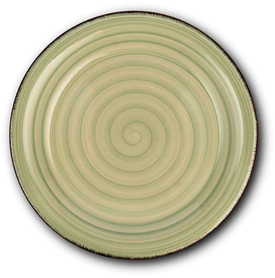 Πιάτο Ρηχό Lines 10-099-201 Φ27cm Green Nava Ceramic