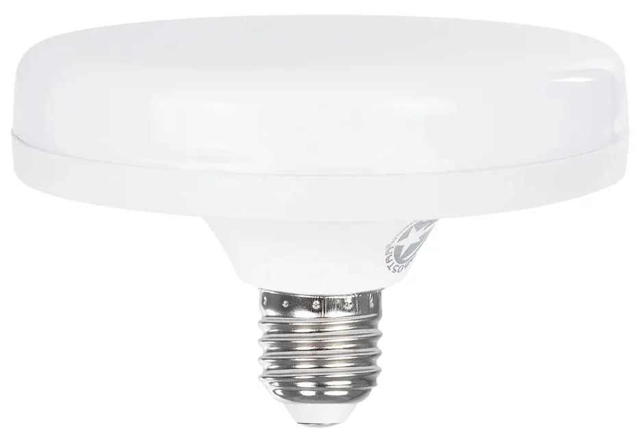 GloboStar® 60069 Λάμπα LED E27 UFO F120 22W 230V 2200lm 180° IP20 Ψυχρό Λευκό 6000k - Μ12 x Π12 x Υ7.5cm - 3 Χρόνια Εγγύηση