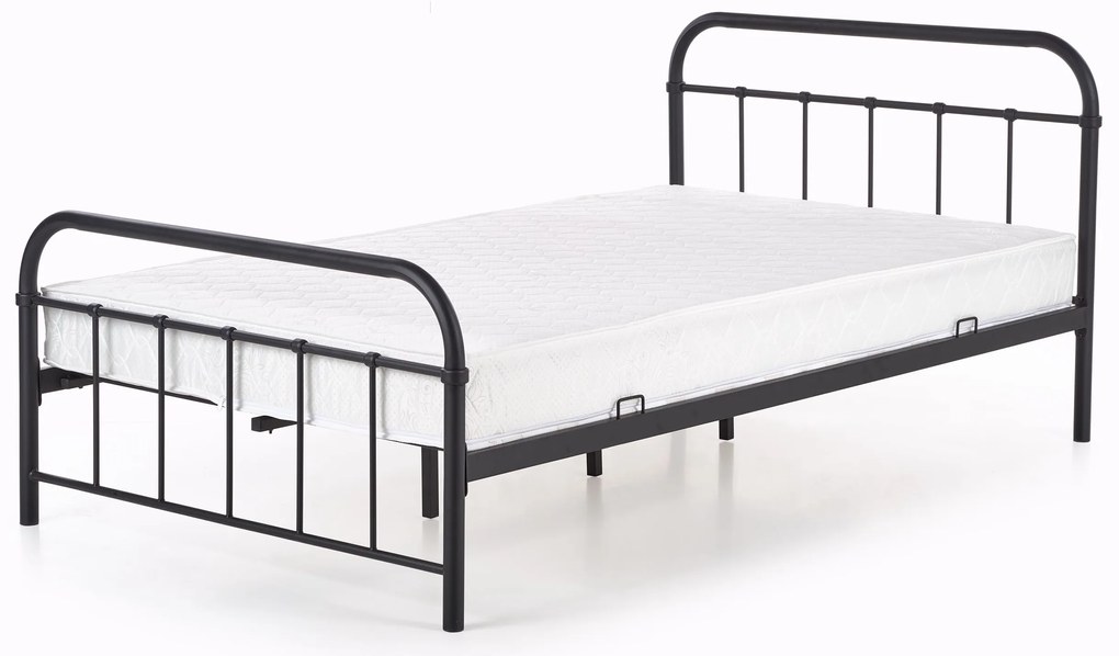 LINA 120 bed DIOMMI V-CH-LINDA_120-LOZ-CZARNY