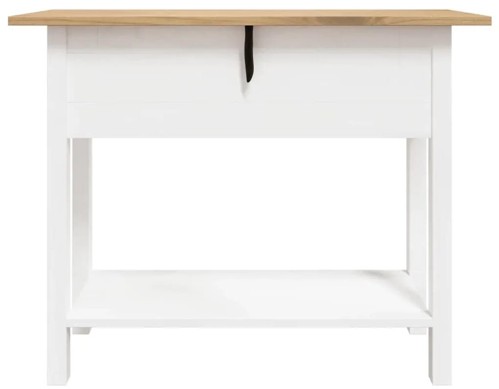Τραπέζι Κονσόλα Μεξικ. Corona Λευκό 90x34,5x73 εκ. Ξύλο Πεύκου - Λευκό