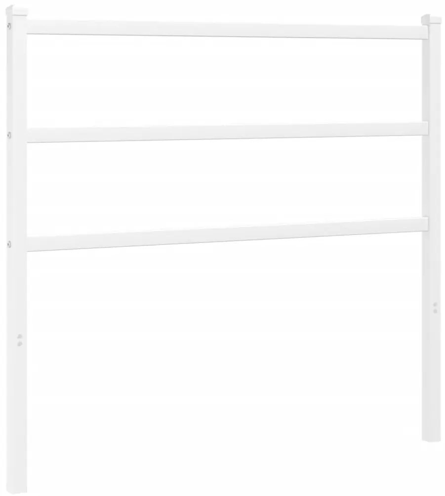 vidaXL Κεφαλάρι Λευκό 100 εκ. Μεταλλικό