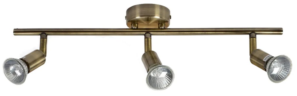 Σποτ Τρίφωτο Homelighting Saba 77-4449 Bronze