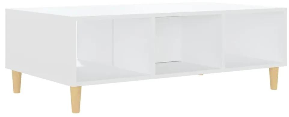Τραπεζάκι Σαλονιού Λευκό 103,5 x 60 x 35 εκ. από Μοριοσανίδα - Λευκό