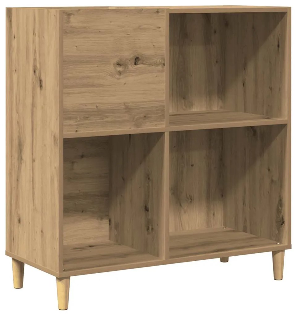 vidaXL Δισκοθήκη τεχνίτης Δρυς 84,5 x 38 x 89εκ από Επεξεργασμένο Ξύλο