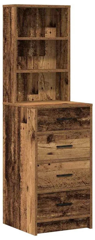 vidaXL Τραπέζι περιποίησης με συρτάρι 2 pcs Καφέ 50 x 41 x 135 εκ