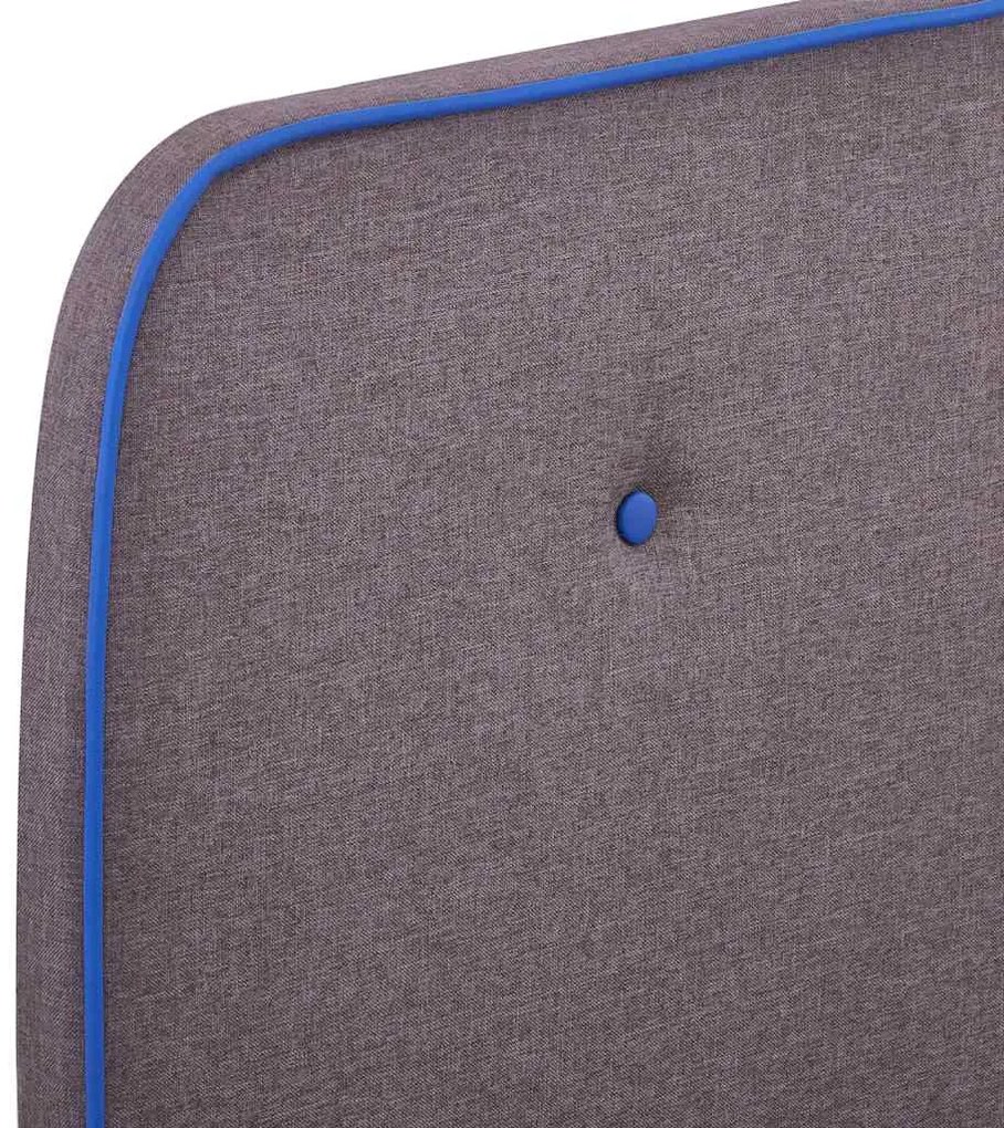 vidaXL Πλαίσιο Κρεβατιού χωρίς στρώμα Taupe 120x190 εκ. Υφασμάτινο