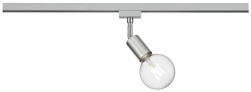 Σποτ Φωτιστικό Ράγας DUOline 1xE27 Νίκελ Ματ Diallo 78010107 Trio Lighting-78010107-Νίκελ Ματ 78010107