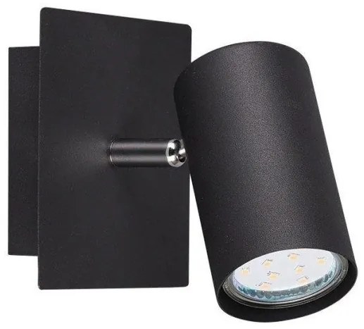 Απλίκα Φωτιστικό Τοίχου MARLEY σε 4 χρώματα Trio Lighting-802400132-Μαύρο 802400132