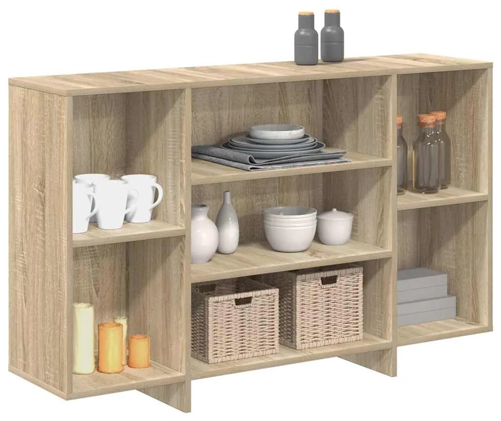 vidaXL Ντουλάπι Sonoma Δρυς 120x30x75 εκ. από Επεξεργασμένο Ξύλο