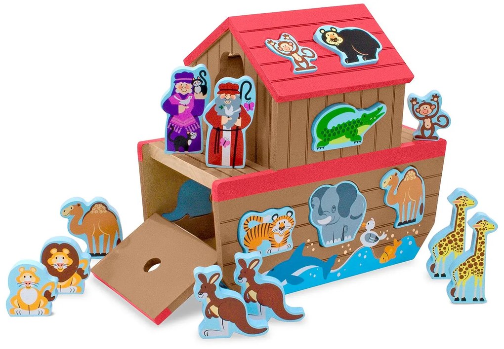 Ξύλινη Κιβωτός του Νώε με ζωάκια Melissa & Doug