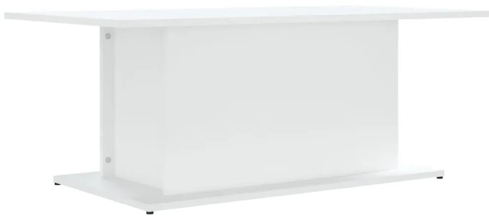 Τραπεζάκι Σαλονιού Λευκό 102 x 55,5 x 40 εκ. από Μοριοσανίδα - Λευκό