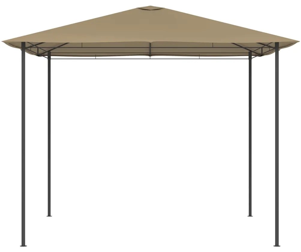 vidaXL Κιόσκι Taupe 3 x 3 x 2,6 μ. 160 γρ./μ²