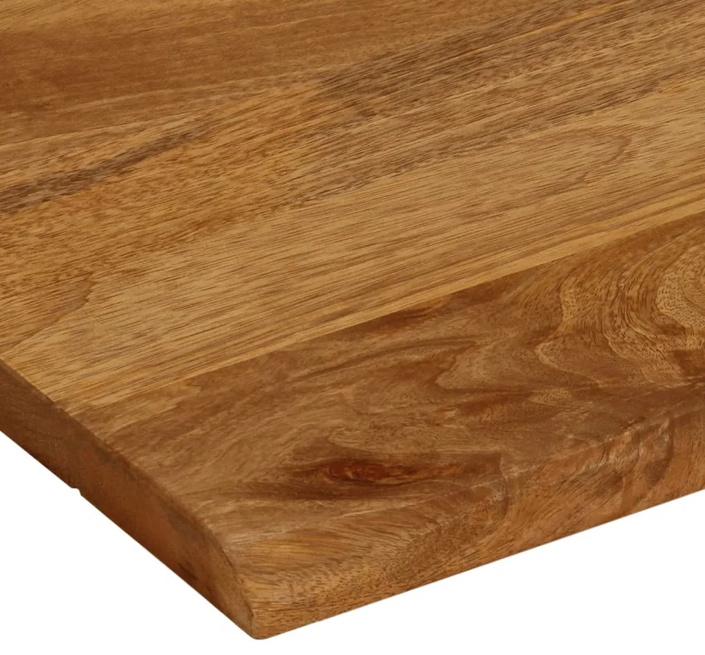 vidaXL Επιφάνεια Τραπεζιού 100x80x3,8 εκ. Live Edge Μασίφ Ξύλο Μάνγκο