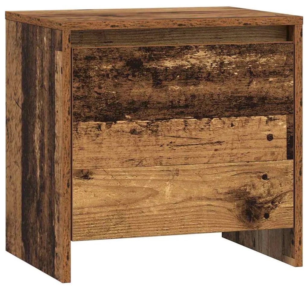 vidaXL Κομοδίνο Παλιό ξύλο 45 x 34 x 44,5 εκ Επεξεργασμένο ξύλο
