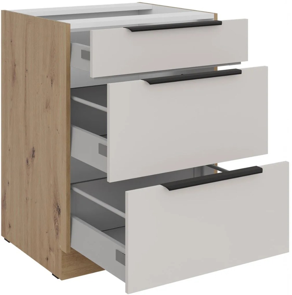 Επιδαπέδιο ντουλάπι Vesta 60 D 3S