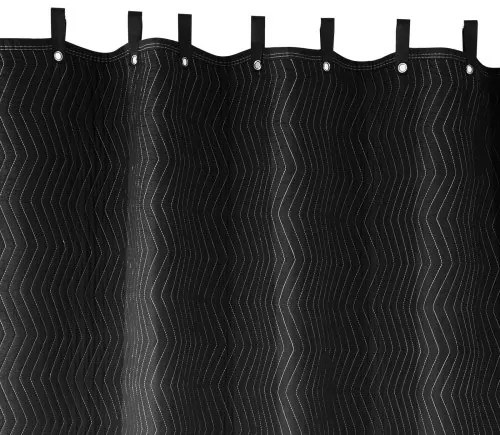 VEVOR Sound Dampening Blanket, 96&quot; x 80&quot;, Extra Large Studio Grommeted Soundproof Blanket with Grommets, Light Blocker for Door Acoustic Noise Blocking Blanket Studio Sound Absorption Sheet, Black