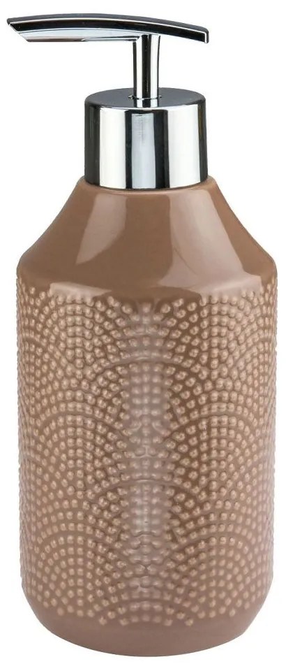 Δοχείο Κρεμοσάπουνου Bow 7x18cm Cappuccino Kleine Wolke Clay