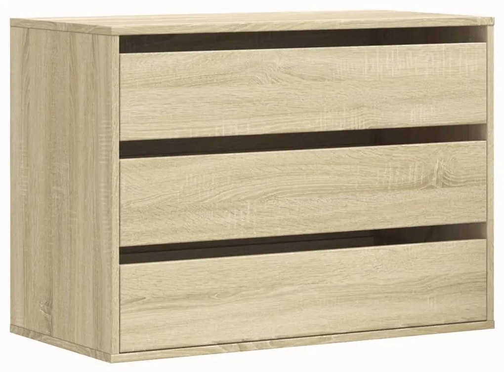 vidaXL Συρταριέρα Sonoma Δρυς 80x41x58 εκ. από Επεξεργ. Ξύλο