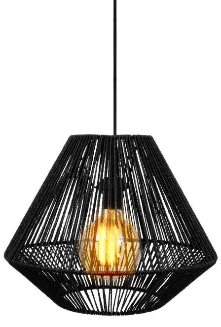 Φωτιστικό Οροφής Μονόφωτο Cordon 4 C242 Fylliana Μαύρο 40x35 εκ. 40x40x110 εκ.