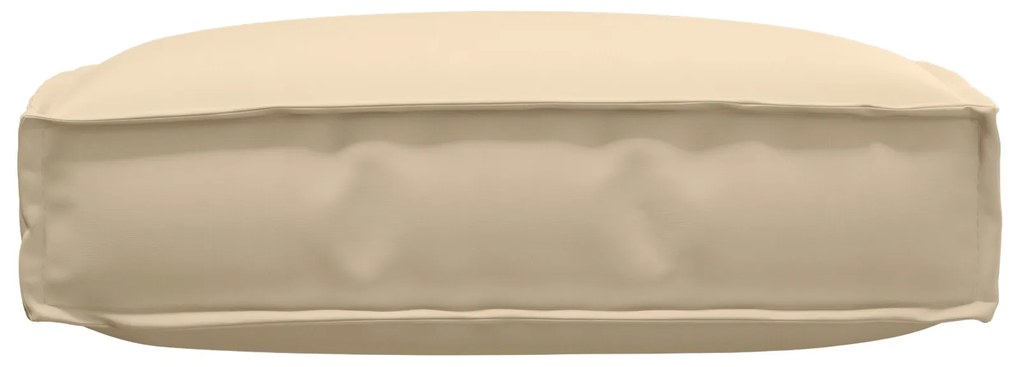 vidaXL Μαξιλάρι Παλέτας για Καθίσμα Μπεζ 60x60x12 εκ. Ύφασμα Oxford