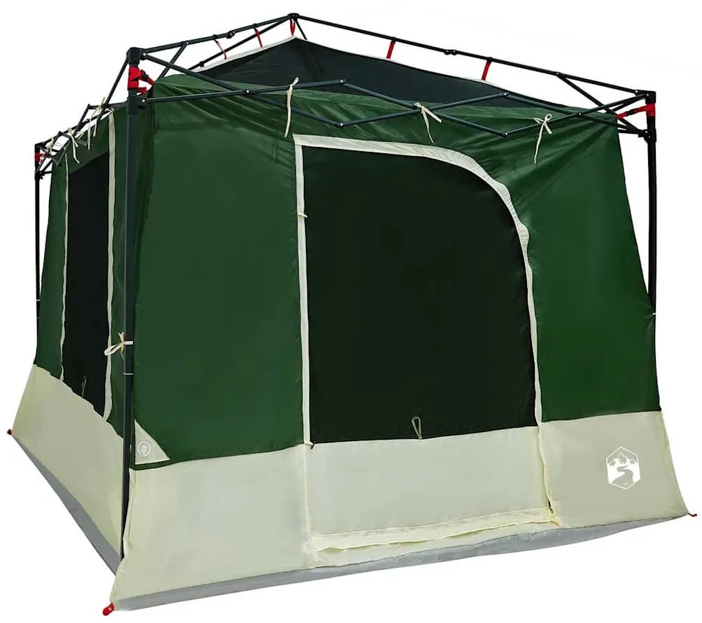 vidaXL Εσωτερική σκηνή με στέγη Πράσινο 290 x 288 x 234 εκ. ταφτάς