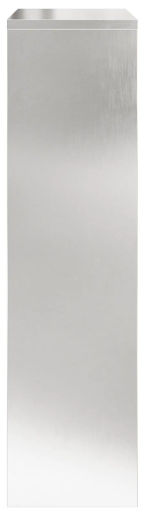 vidaXL Κουτί Ρίψης Πακέτων 44x22x82 cm Ανοξείδωτο Ατσάλι