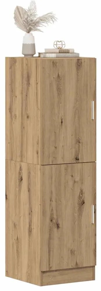 vidaXL Ντουλάπι Κουζίνας Αρτισιανή Δρυς 38x41,5x131,5 εκ. Επεξεργ.Ξύλο