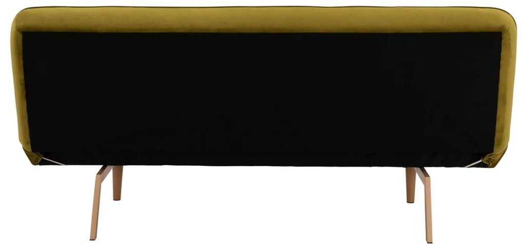 Καναπές - Κρεβάτι Τριθέσιος Βελούδο Λαδί 193x85x88Υ εκ. 193x85x88 εκ.