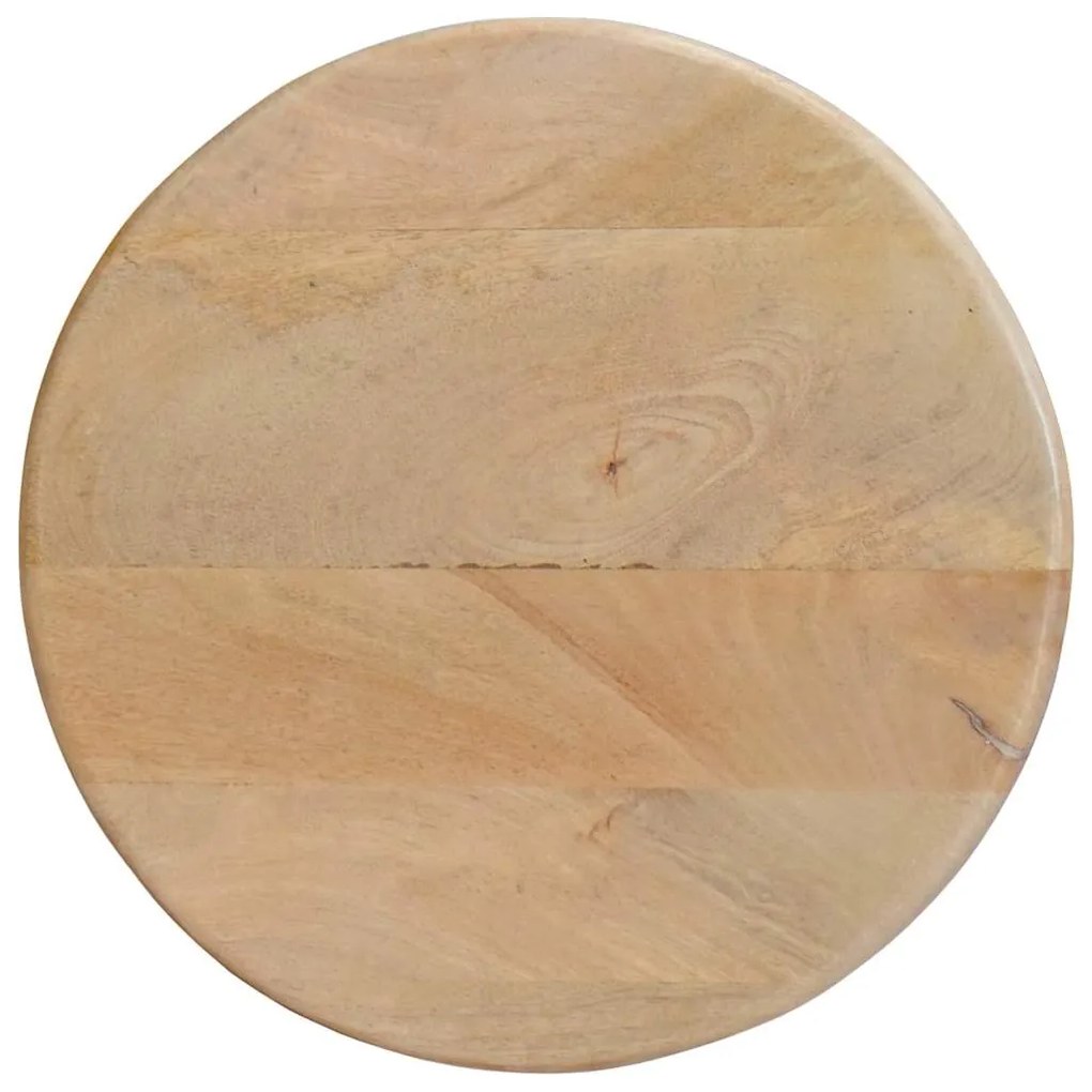 vidaXL Τραπεζάκια Καφέ Στερεών 3 pcs Μαύρο Στερεό ξύλο μάνγκο