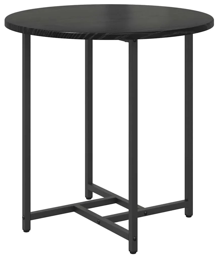 vidaXL Σετ βοηθητικά τραπεζάκια 2 pcs Μαύρη δρυς 50 x 50 x 50 cm