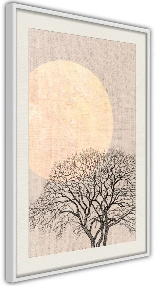 Αφίσα - Tree in the Morning - 20x30 - Χρυσό - Με πασπαρτού