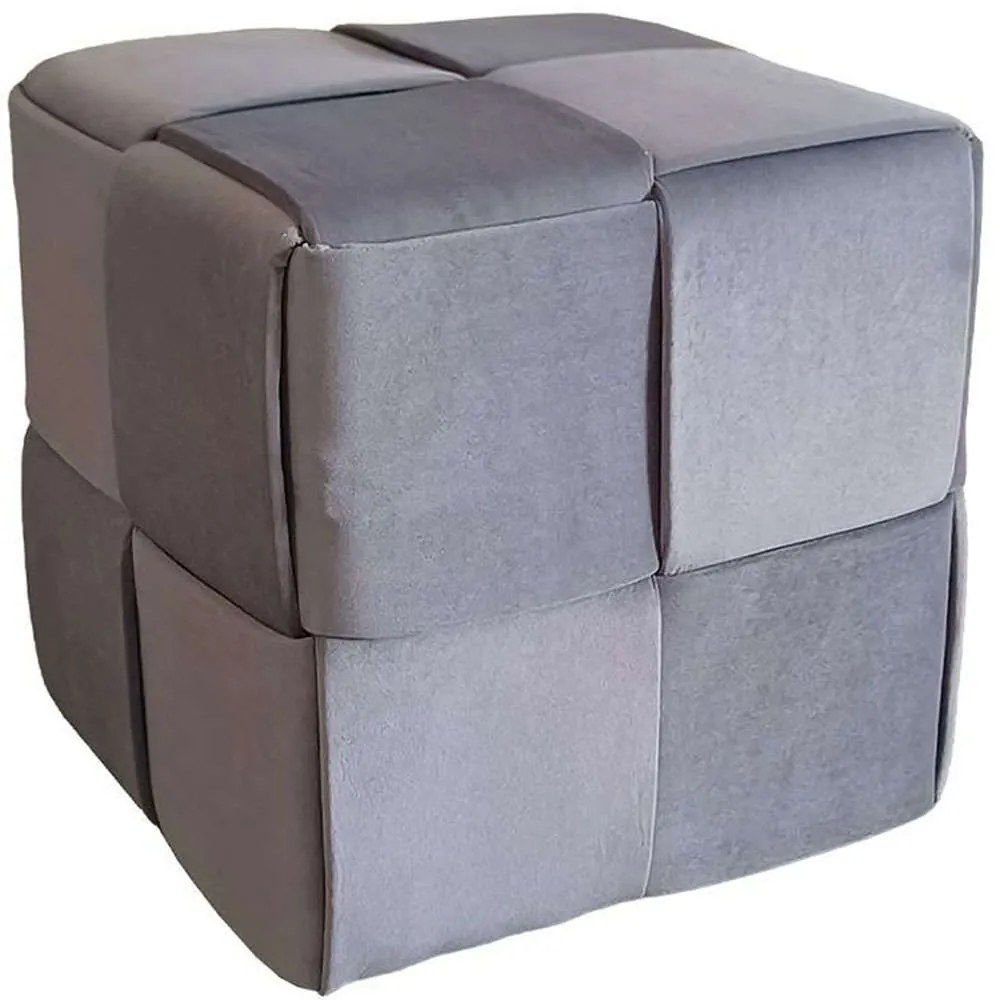 Σκαμπό Mad 16-0599 43x43x42cm Grey