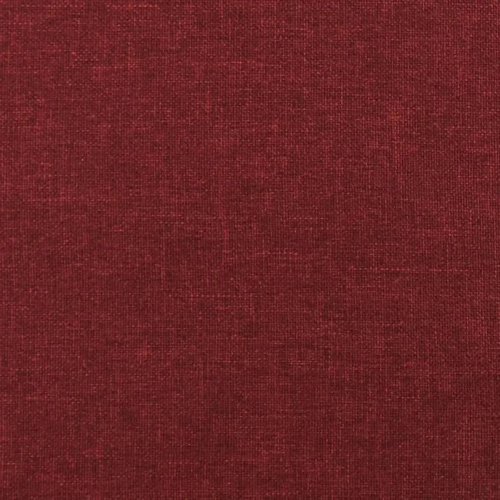 Σκαμπό/Υποπόδιο Μπορντό 78 x 56 x 32 εκ. Υφασμάτινο - Κόκκινο