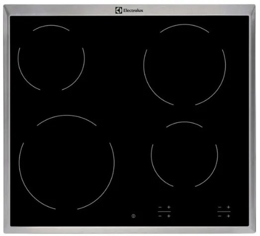 Electrolux EHF16240XK Κεραμική Εστία Αυτόνομη 57,6 x 51,6 cm Inox